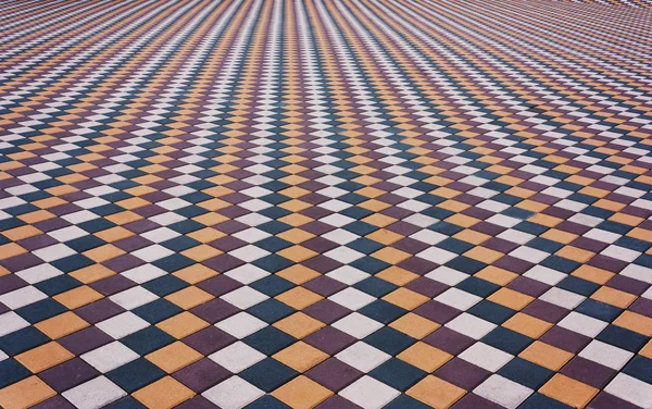 Mosaico de piedras de pavimentación moderna con estilo de color . — Foto de Stock