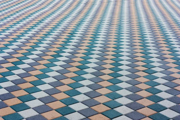 Mosaik aus Farbe stilvolle moderne Pflastersteine. — Stockfoto