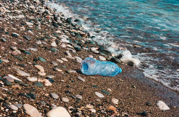 Plastic water bottles pollution.Environment concept