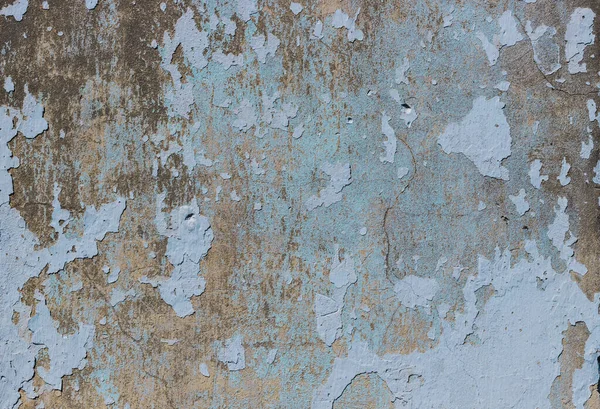 Blaue Beige Alte Grunge Wand Mit Abgeblättertem Putz lizenzfreie Stockfotos