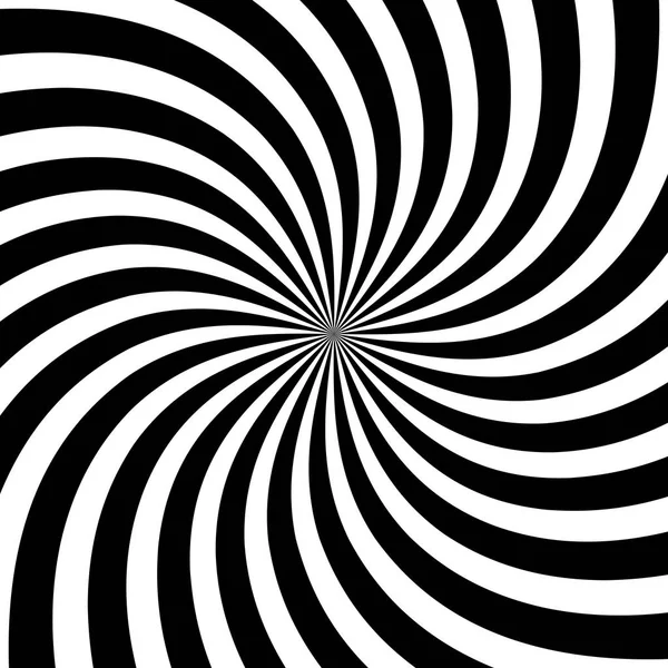 Black White Twirl Background Vector Illustration — Stock Vector