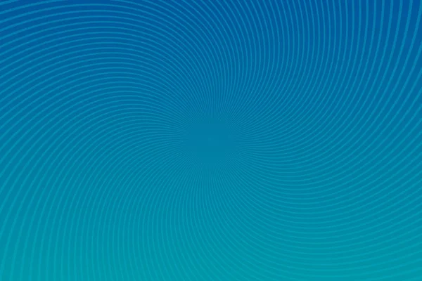 Spiral wave psychedelic blue gradient background. Vector backdrop illustration — ストックベクタ