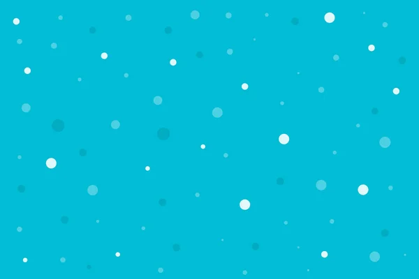 Abstraktní bezešvý modrý vzor s mnoha barevnými tečkami. Vektorová ilustrace — Stockový vektor