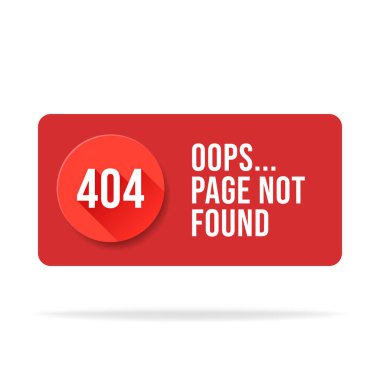 404 hata sayfası bulunamadı. Hata penceresini aç. Beyaz arka planda izole edilmiş. Vektör illüstrasyonu