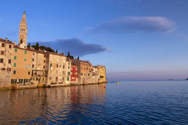 Cityscape Cidade Rovinj Sunerise Croácia — Fotografia de Stock