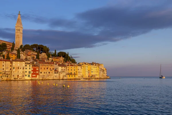 Rovinj Town Hırvatistan Daki Sunerise Adlı Cityscape — Stok fotoğraf