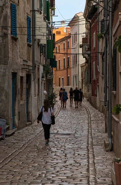 Улицы старого города Ровиньо — стоковое фото