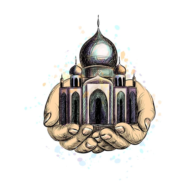 Islamische Moschee — Stockvektor