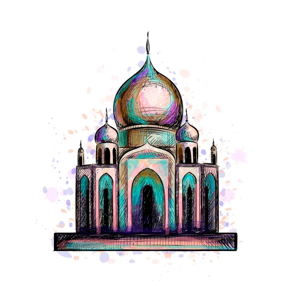 Stock vector Muslim mosque Islam