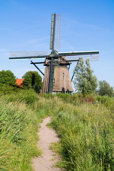 Molino Viento Veer Penningsveer Veerpolder Cerca Haarlem Holanda Septentrional Países — Foto de Stock