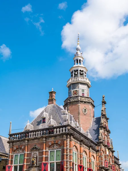 Városháza Város Központjában Bolsward Friesland Tartomány Hollandia — Stock Fotó
