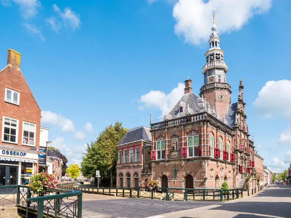 Ayuntamiento Centro Bolsward Provincia Frisia Países Bajos — Foto de Stock