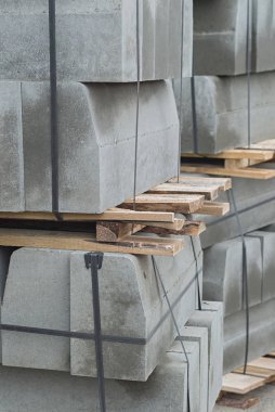 paketlenmiş sınır taş yığını