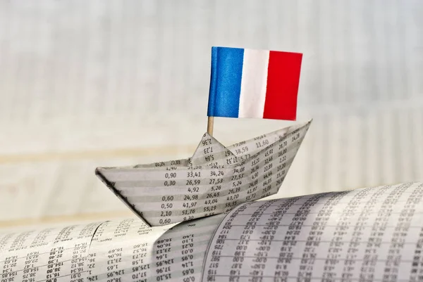 Símbolo foto Economía francesa — Foto de Stock