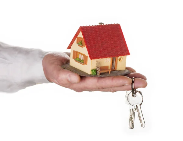 Handing over a property — Stock Photo, Image