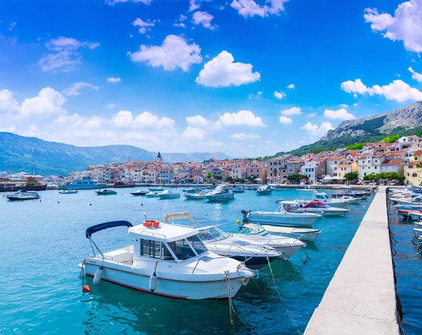 Harika romantik yaz öğleden sonra manzara panorama kıyı şeridi — Stok fotoğraf