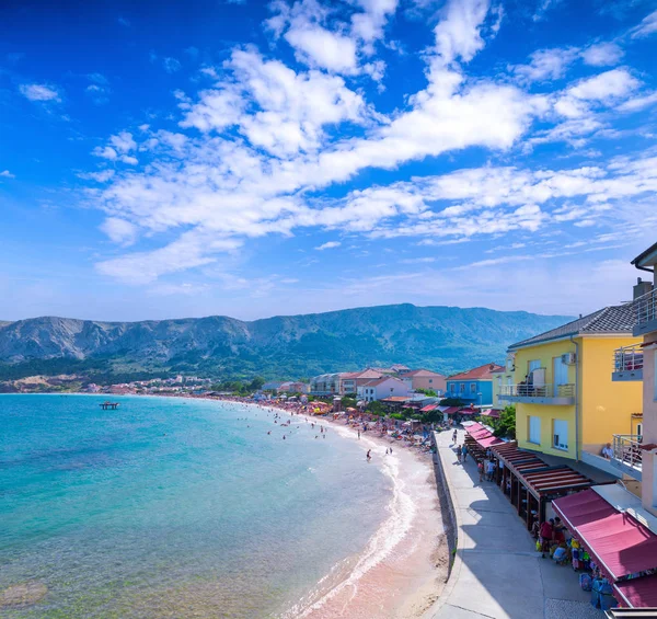 Wunderschönen romantischen Sommernachmittag Meereslandschaft Adria Insel. bi — Stockfoto