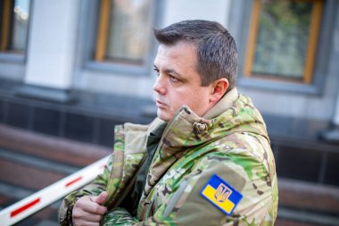 Kiev, Ukrayna - 08 Kasım 2014: Ukrayna parlamentosu üyesi Se