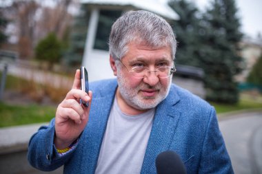 KYIV, UKRAINE - Mar 11, 2014: Ihor Kolomoyskyi - Ukrainian oliga