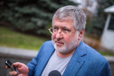 KYIV, UKRAINE - Mar 11, 2014: Ihor Kolomoyskyi - Ukrainian oliga