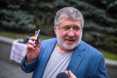 KYIV, UKRAINE - Mar 11, 2014: Ihor Kolomoyskyi - Ukrainian oliga