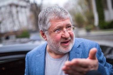 KYIV, UKRAINE - Mar 11, 2014: Ihor Kolomoyskyi - Ukrainian oliga