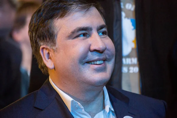 KYIV, UCRANIA - DIC 23, 2015: Mikheil Saakashvili es georgiano — Foto de Stock