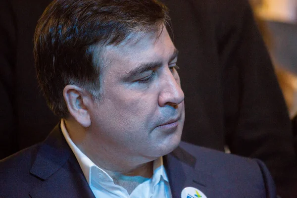 KYIV, UCRAINA - DEC 23, 2015: Mikheil Saakashvili è un georgiano — Foto Stock