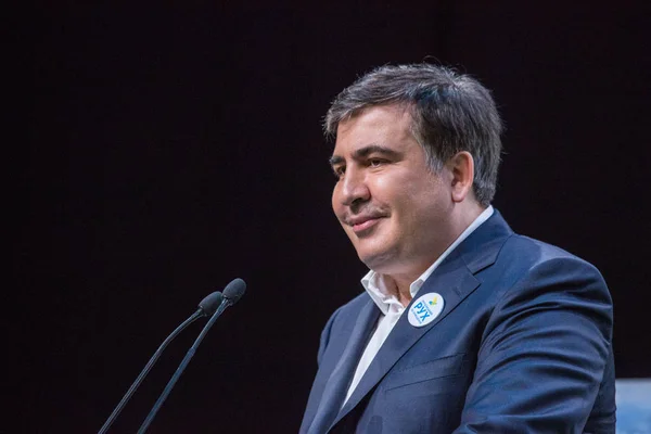 KYIV, UCRANIA - DIC 23, 2015: Mikheil Saakashvili es georgiano — Foto de Stock