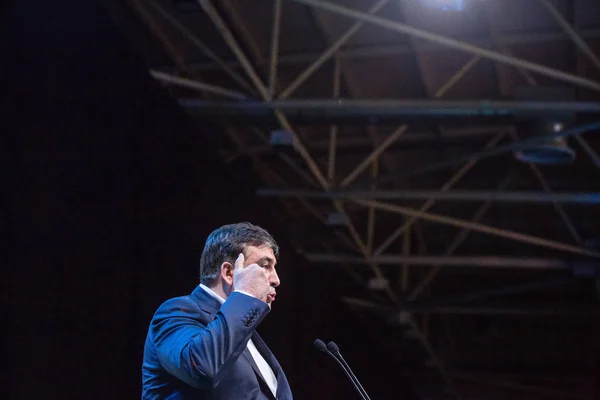 Kyiv, Ukrajna-december 23, 2015: Mikheil Saakashvili egy grúz — Stock Fotó