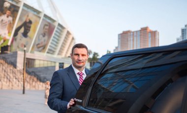KYIV, UKRAINE - Sep 14, 2014: A member of ukrainian parliament V