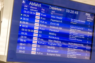 Viyana, Avusturya-27 Mayıs: dijital bilgi görüntüler (DEPA