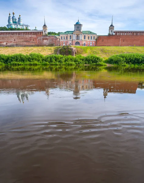 Der Zentrale Historische Teil Der Antiken Stadt Smolensk Überreste Von — Stockfoto