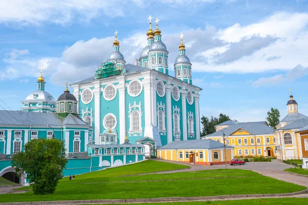 Centrální Historická Část Starobylého Města Smolensk Architektonický Soubor Katedrály Katedrály — Stock fotografie