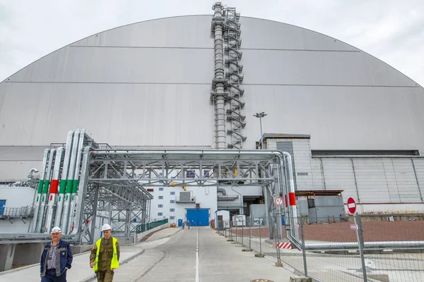 Chernobyl Exclusion Zone Ukraine Jul 2019 Ebrd Media Visitors New — стокове фото