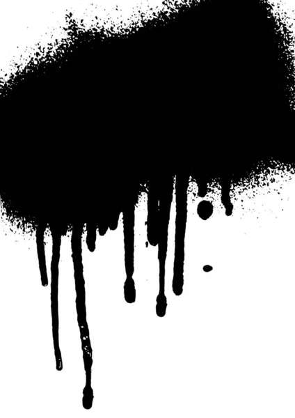 Vector Tinta Blanco Negro Salpicaduras Manchas Pinceladas Grunge Elemento Texturizado — Vector de stock