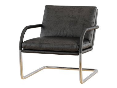 Tekli bir metal bir beyaz arka plan 3d render temel üzerinde eski deri ile