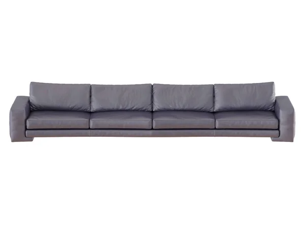 Bleke Sofa Vierzits Een Witte Achtergrond Rendering — Stockfoto