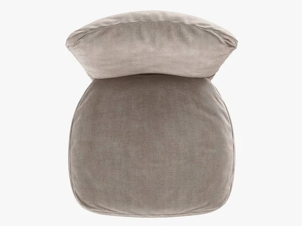 Yumuşak sandalye beyaz bacaklarını 3d render ile