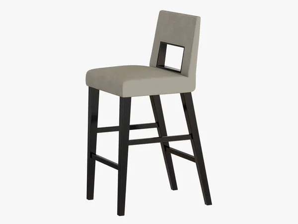 Bar Chair White Background Rendering — Stock Photo, Image