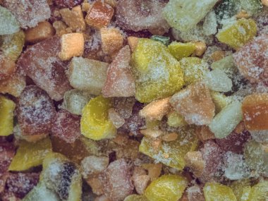 Sebze mağaza buzdolabında donmuş lecho