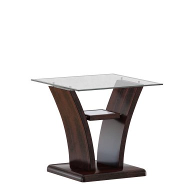 Beyaz arka planda sehpa 3D