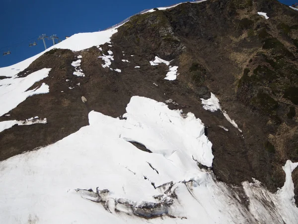 落基山脉滑雪胜地高尔基戈罗德。俄罗斯索契 — 图库照片