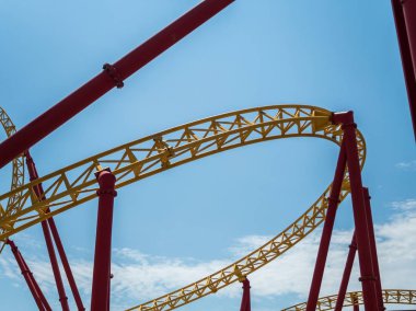 Gökyüzüne karşı Cazibe roller coaster park Sochi