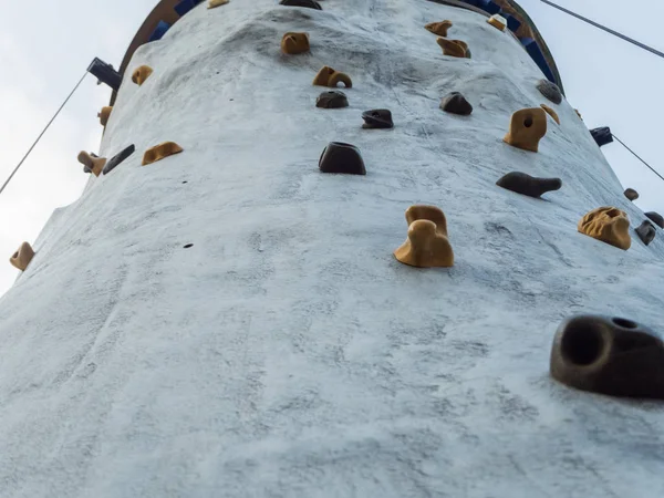 Horolezecká dráha pro děti. Park Riviera bacgraund — Stock fotografie