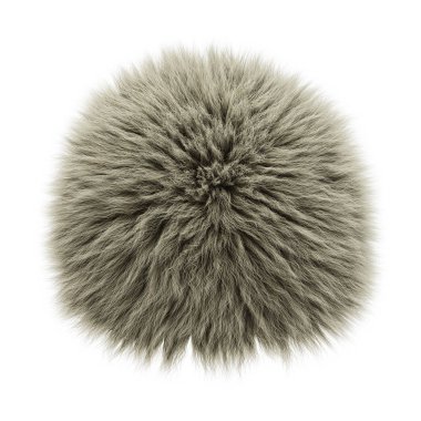 Izole arka plan 3d render üzerinde Habib gibi Kafkas papakha