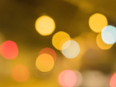 Tünelışık kaynaklarından bulanık güzel bokeh