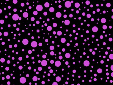 Siyah arka planda farklı boyutlarda siyah halkalar. 3B görüntüleme