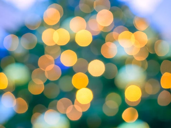 Bokeh in tonalità dorate e turchesi con sfocatura. Struttura astratta dello sfondo — Foto Stock