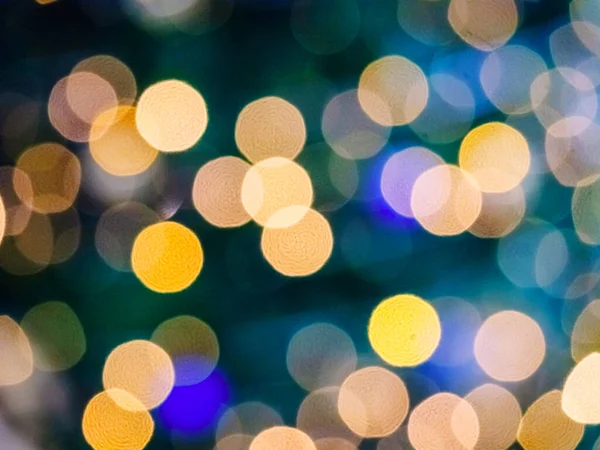 Bokeh sfocato sfondo texture in tonalità multicolore vivaci — Foto Stock